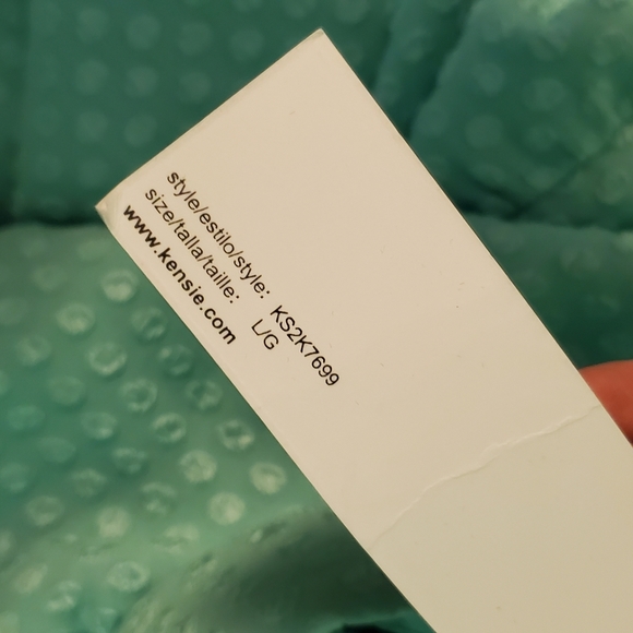 Kensie Mint Green Textured Dot Retro / Mod Dress - Picture 12 of 13